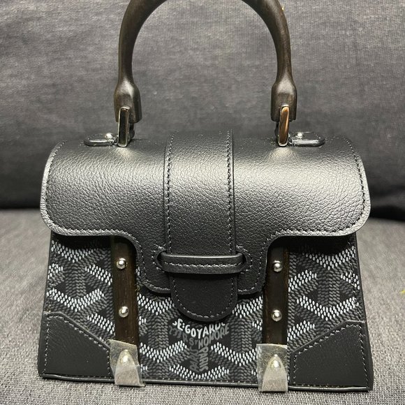 Goyard Handbags - Goyard Limited Release New Nano Structured Saigon - Sold Out - Black/Red NWT